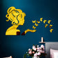 3D Acrylic Angel Fairy with Butterfly Decorative Mirror