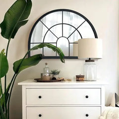 Arched Window Mirror with Acrylic Frame | Nigz Decor
