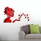 3D Acrylic Angel Fairy with Butterfly Decorative Mirror