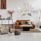 Lotus Flower Acrylic Mirror Decal Modern Home Decor UAE