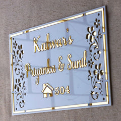 Luxury Acrylic House Name Plate