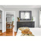 Black Wooden Frame Modern Decorative Mirror | Nigz Decor