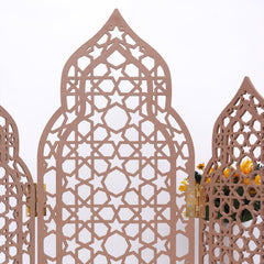 Home Décor and Decorative Accessories, Mini Mosque Prayer Corner Setup, Wooden