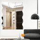 Wavy Acrylic Mirror Wall Decals Modern Aesthetic Decor UAE