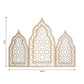 Wooden Mosque Display Stand | Home Decoration in Eid, Ramadan, Wedding, Anniversary | Islamic Decorative Item | Basswood | Bedroom, Living Room, Hall | Floor Mount | Elegant