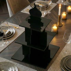 Acrylic Mosque Dessert Stand 3 Tier ƒ?? Ramadan Eid Decor UAE