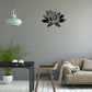 Lotus Flower Acrylic Mirror Decal Modern Home Decor UAE