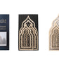 Wooden Mosque Display Stand | Home Decoration in Eid, Ramadan, Wedding, Anniversary | Islamic Decorative Item | Basswood | Bedroom, Living Room, Hall | Floor Mount | Elegant