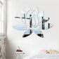 Lotus Flower Acrylic Mirror Decal Modern Home Decor UAE
