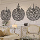 Set of 3 Ayatul Kursi, Surah Al-Falaq and Surah An-Nâs Islamic Wall Art