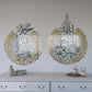 Ayatul Kursi round  Gold and Silver Wall Calligraphy Decor