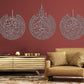 Set of 3 Ayatul Kursi, Surah Al-Falaq and Surah An-Nâs Islamic Wall Art