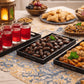 Set of 3 Black Acrylic Trays